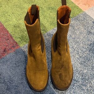 Women L’Autre Chose Suede Chelsea Boots - Forest Green size 37.5